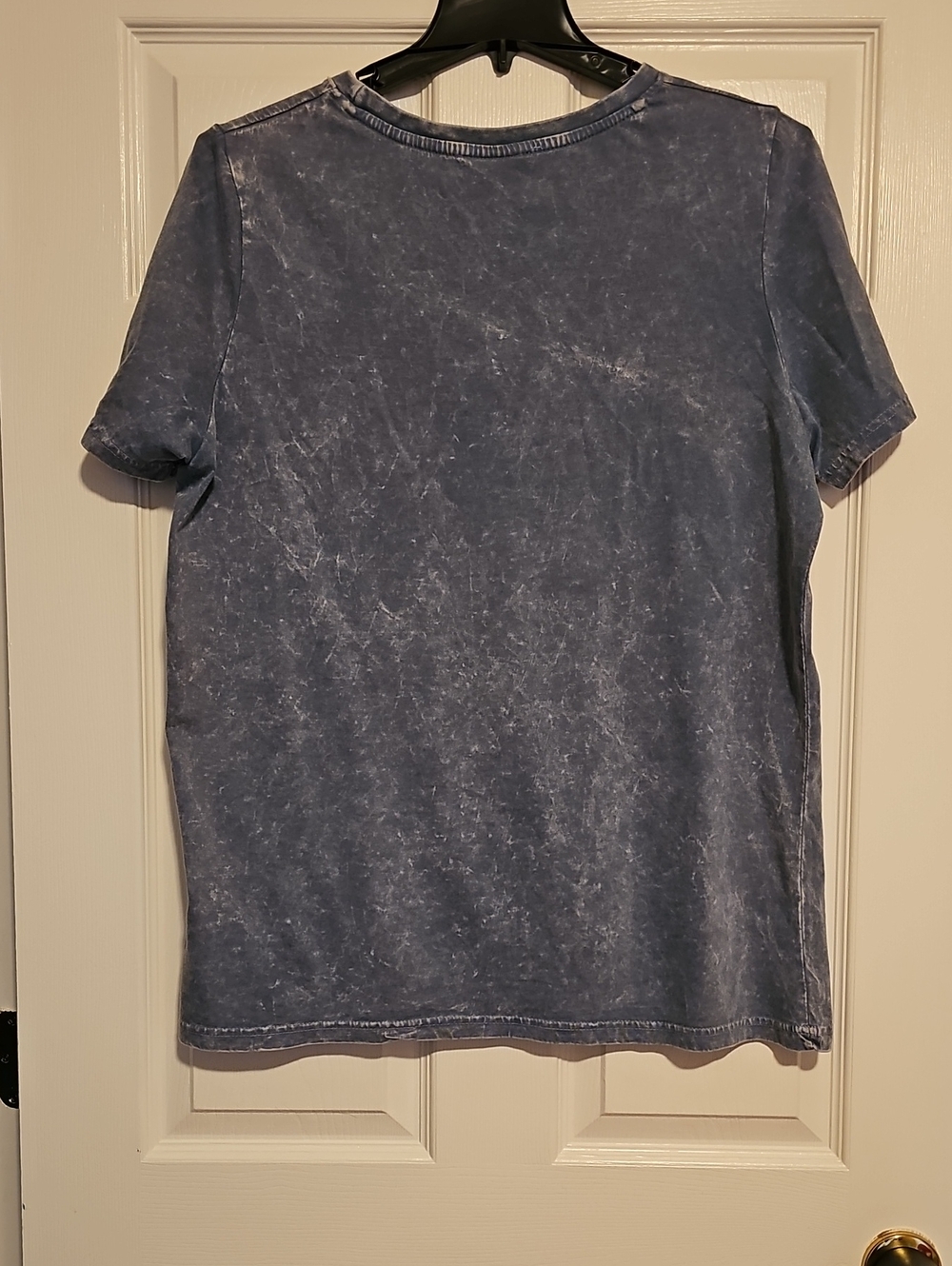 Mineral Wash Blue Crewneck T-Shirt size XL - Picture 5 of 7